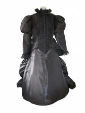 Ladies Deluxe Victorian Evening Ball Gown Queen Victoria Costume Size 14 - 16